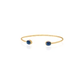 Kadir Jewellery 22 Ayar Altın Kaplama El İşçiliği Zirkon Taşlı Kadın Charm Bileklik - 5