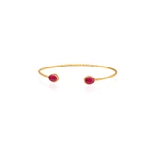 Kadir Jewellery 22 Ayar Altın Kaplama El İşçiliği Zirkon Taşlı Kadın Charm Bileklik - 8