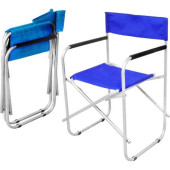 Eportatif Rejisör Koltuk Katlanır Kamp Koltuğu Bahçe Sandalyesi Mavi 1068 - 2