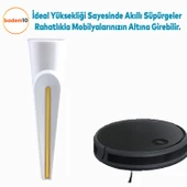 Nota Mobilya Kanepe Tv Ünitesi Koltuk Ayağı Konsol Ayakları Beyaz Altın Gold Sarı 23 Cm thumbnail 5