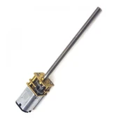 2 adet  N20 6v 500rmp 12mm Redüktörlü Dc Motor Vidalı Uzun Mil M4 Vida - 2