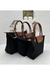 Katlanabilir Omuz Çantası - Shopper Bag Kadın Makyaj Çantası Size No:0-2-3-4 - 1
