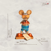 Boksör Mickey (Mickey fare heykeli, dekoratif Boks heykeli, el yapımı) Mukemel tasarımları - 2