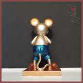 Boksör Mickey (Mickey fare heykeli, dekoratif Boks heykeli, el yapımı) Mukemel tasarımları - 4