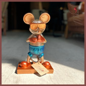 Boksör Mickey (Mickey fare heykeli, dekoratif Boks heykeli, el yapımı) Mukemel tasarımları - 6