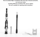 Zhltools 115 Parça Profesyonel Cep Telefonu Tablet Laptop Tamir Seti Tornavida Seti - 2