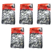 Arma Baskılı Mini Blok Poşet Torba - No : 0 - 20x30 Cm. - Siyah - 100 Adetlik 5 Paket thumbnail 1