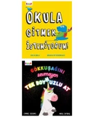 Okula Gitmek İstemiyorum ve Gökkuşağını sevmeyen Tek Boynuzlu At Set - 1