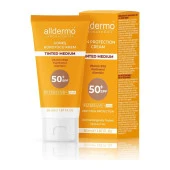 Alldermo  Güneş Koruyucu Krem Tinted Medium SPF 50+ 50 ml - 1