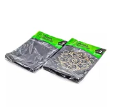 Arma Baskılı Mini Blok Poşet Torba - No : 2 - 25x37 Cm. - Siyah - 100 Adetlik 3 Paket - 3
