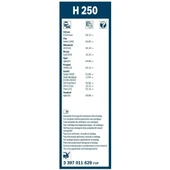 Mitsubishi ASX Bosch Arka Silecek 25cm 2010-2015 Rear H250 - 3