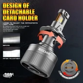 XSonne Sirius H4 Led Xenon Far Ampul 12V 65W 8000K 8000LM thumbnail 3