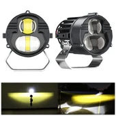 3'' Beyaz Sarı Led Spot Uzun Kısa Off Road, Motosiklet Sis Farı Çalışma Lambası 12-24V 40W thumbnail 3