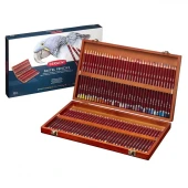 Derwent Pastel Pencils 72li Ahşap Kutu Pastel Kalem Seti thumbnail 1