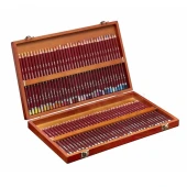 Derwent Pastel Pencils 72li Ahşap Kutu Pastel Kalem Seti thumbnail 3