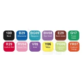 Copic Ciao Marker 12li Set Basic Colors - 2