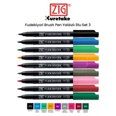 Zig Fudebiyori Brush Pen 9lu Set 3 - 1