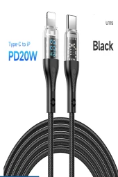 Qpen U116 1.2M 60W Type-C to Type-C Şarj Data Kablosu thumbnail 3