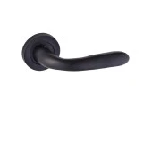 Doğanlar Bora Rozetli Alüminyum Kapı Kolu Siyah Oda - 2