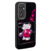 Galaxy S24 Kılıf Parlayan Kabartmalı İkonik Figürlü Amas Silikon Kılıf - 3