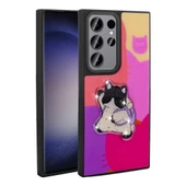 Galaxy S23 Ultra Kılıf Parlayan Kabartmalı İkonik Figürlü Amas Silikon Kılıf thumbnail 2