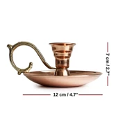 Shark Anatolia Elit Bakır Mumluk, El Şamdanı - 4