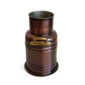 Shark Anatolia Armağan Bakır Vazo 18 cm Oksit - 5