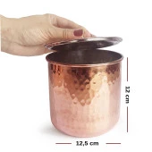 Shark Anatolia Safran El Dövmesi Bakır Baharatlık 12cm - 3