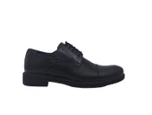 Zerhan 159-1237 Erkek Siyah Bağcıklı Hakiki Deri Klasik Hafif Ayakkabı thumbnail 1