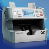 Giesecke+Devrient ProNote 330 Tek Katlı, Çift Cıslı Banknot Sayma Makinesi 22 Ülke Parası, Alman Malı - 1