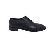 Zerhan 306 Erkek Siyah Bağcıklı Hakiki Deri Klasik Ayakkabı thumbnail 1
