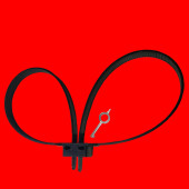 Anahtarlı Çift Kol Plastik Kelepçe 12-720 10 Adet - 1