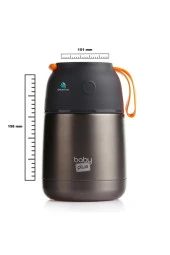 Baby & Plus Vakumlu Çift Taraflı Bebek Mama Saklama Termosu 450ml - 4