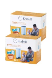Kirli Bebek & Çocuk Bezi Çöp Poşeti 2 Adet 2970 Adet Kapasiteli Anne Bebek Bakım - 1
