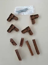 17*25  PENCERE SİNEKLİK TAM TAKIM AHŞAP DESEN - 2