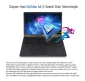 Quadro NovaBook IN16-1650P-CS Ci5 1035G7 16gb 512gb 15.6" FreeDos Notebook - 2