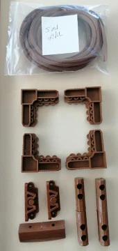 17*25  PENCERE SİNEKLİK  TAM  TAKIM  ALTINMEŞE - 2