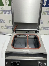 Fiapack Karton Tabak Kapatma Makinası - Karton Kase Kapatma Makinesi 2 Bölmeli - 4