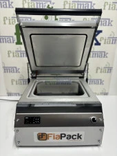 Fiapack Paslanmaz Büyük Tabak Kapatma Makinesi - Kasap Küvet Tabak Kase Kapatma Makinası - 8