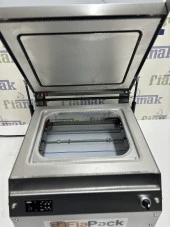 Fiapack Paslanmaz Büyük Tabak Kapatma Makinesi - Kasap Küvet Tabak Kase Kapatma Makinası - 9