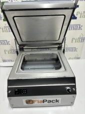 Fiapack Paslanmaz Büyük Tabak Kapatma Makinesi - Kasap Küvet Tabak Kase Kapatma Makinası - 10