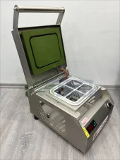 Fiapack Tabak Kapatma Makinesi Paslanmaz 227x178 mm 4 Bölmeli - 5