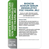 Bioxcin Acnium Sebum Dengeleyici Yüz Yıkama Jeli 500 ml + 500 ml Avantaj Paket - 3