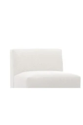 Vipa Home New York Beyaz Modüler Metal Ayak Tekli Koltuk - 3