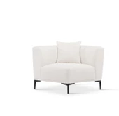 Vipa Home New York Beyaz Modüler Metal Ayak Köşe Köşesi - 1