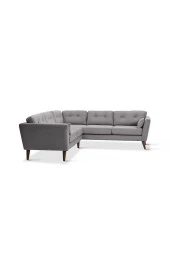 Vipa Home Boston Gri Sabit Oturum 3K2 Köşe Takımı - 1