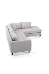 Vipa Home Minnesota Açık Gri Sağ Sabit Oturum 2 R Köşe Takımı - 3