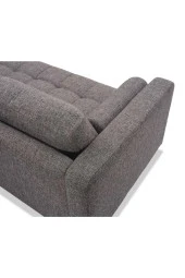 Vipa Home Minnesota Koyu Gri Sol Sabit Oturum 2 R Köşe Takımı - 1