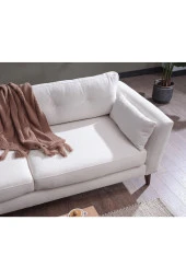 Vipa Home Vipa Boston Üçlü Koltuk Krem - 4