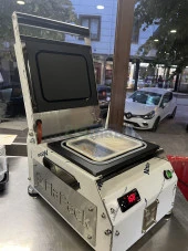 Paslanmaz Kase Tabak Kapatma Makinesi 2 Bölmeli Yemek Paketleme GMF-2 - 7